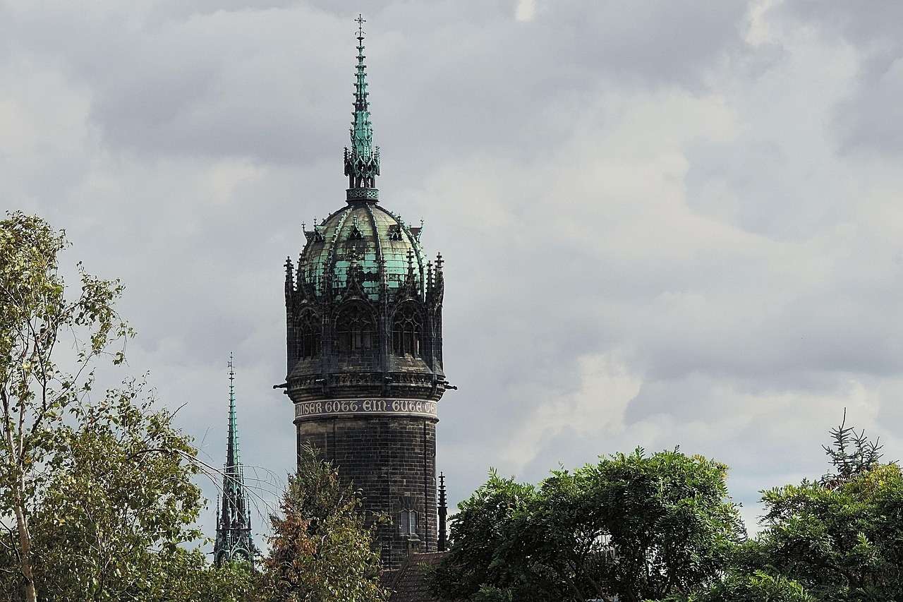 The Castle Church tower, Wittenberg