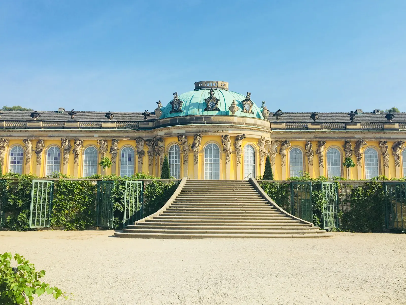 Sanssouci Palace above its terraced vineyard, Potsdam